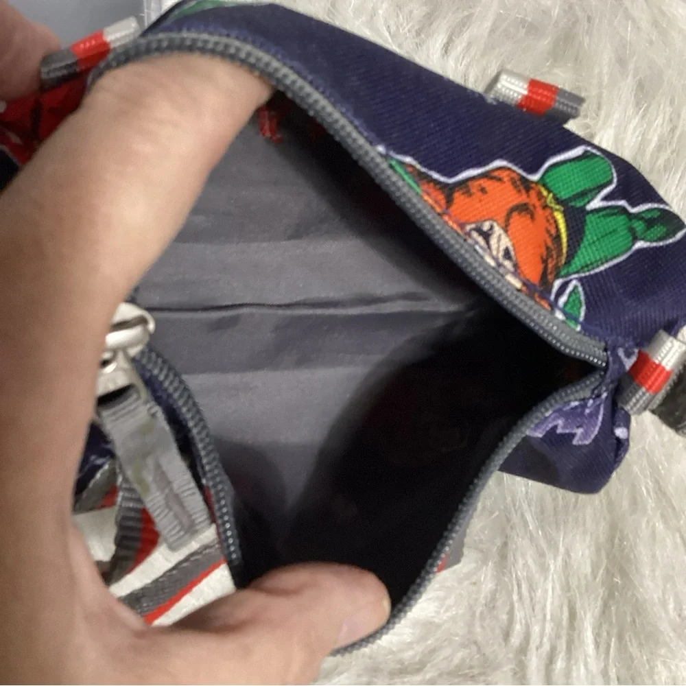 Pottery Barn Kids Spider-Man Zip Pencil Case w/ Handles Attaches to Bag
